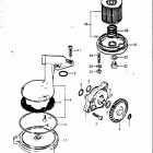 GS400,-X 1977 Масляный насос