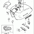 GT500 1976-1977 Топливный бак