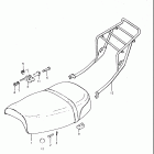TC185 1974-1977 Сидение