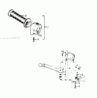 GT500 1976-1977 Handle switch rm