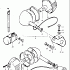 GT185 1973-1977 Turn signal lamp (gt185k