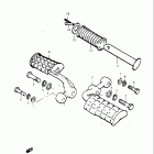 GS400,-X 1977 Подножки