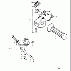 GS400,-X 1977 Lh handle switch