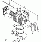 GT380 1973-1977 Air cleaner (gt380l