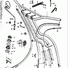 TS400 1973-1977 Handlebar - control cable