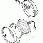 GS400,-X 1977 Фара