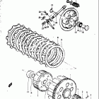 TS400 1973-1977 Сцепление