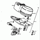 TC100 1973-1977 Speedometer (made by nippon seiki)