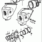 RM370 1976-1977 Воздухозаборник