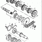 GS400,-X 1977 Трансмиссия