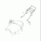 TC125 1973-1977 Сидение