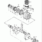 GS400,-X 1977 Коленвал