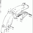 TS400 1973-1977 Rear fender (ts400k)