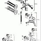 TS125 1973-1977 Left handle switch