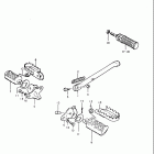TC185 1974-1977 Подножки