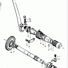 GT750 1973-1977 Кик стартер