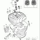 TS400 1973-1977 Цилиндр