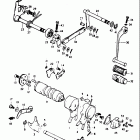 GT185 1973-1977 Механизм  переключения передач