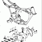 TC100 1973-1977 Frame - oil tank