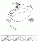 TC185 1974-1977 Топливный бак