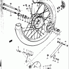 TS400 1973-1977 Front wheel (l