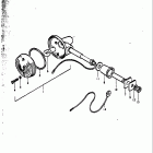 TS400 1973-1977 Front turn signal lamp (a