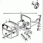 TS100 1973-1977 Rear combination lamp (ts100b)