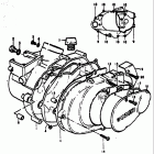 TC100 1973-1977 Крышки картера