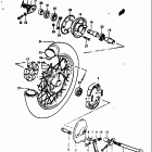 TS75 1975-1977 Заднее колесо