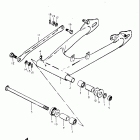 GS400,-X 1977 Маятник задний