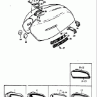 GT380 1973-1977 Топливный бак
