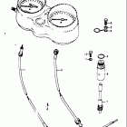 GT550 1973-1977 Speedometer cable