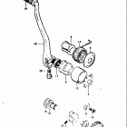 TS125 1973-1977 Кик стартер