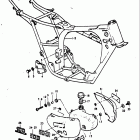 TS100 1973-1977 Frame - oil tank