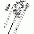 TC100 1973-1977 Передняя вилка