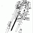 TS250 1973-1976 Front fork (ts250l