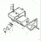 TS185 1973-1976 Air cleaner (ts185a)