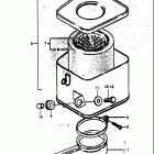 TS250 1973-1976 Воздухозаборник