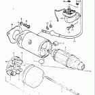 RE5 M A (497cc Rotary) 1975-1976 Стартер электрический