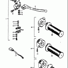 TS250 1973-1976 Right handle switch