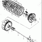 TS185 1973-1976 Clutch (ts185k