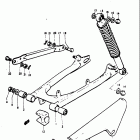 TM75 1974-1976 Маятник задний