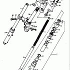 TM75 1974-1976 Передняя вилка