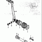 TS185 1973-1976 Кик стартер