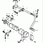 TM75 1974-1976 Механизм  переключения передач