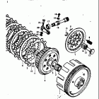 TM125 1973-1975 Сцепление