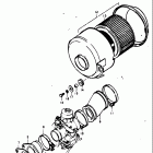 TM125 1973-1975 Воздухозаборник