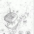 TM250 1972-1975 Цилиндр