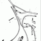 TM125 1973-1975 Handlebar - control cable