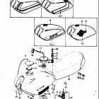 TM400 1971-1975 Fuel tank - seat
